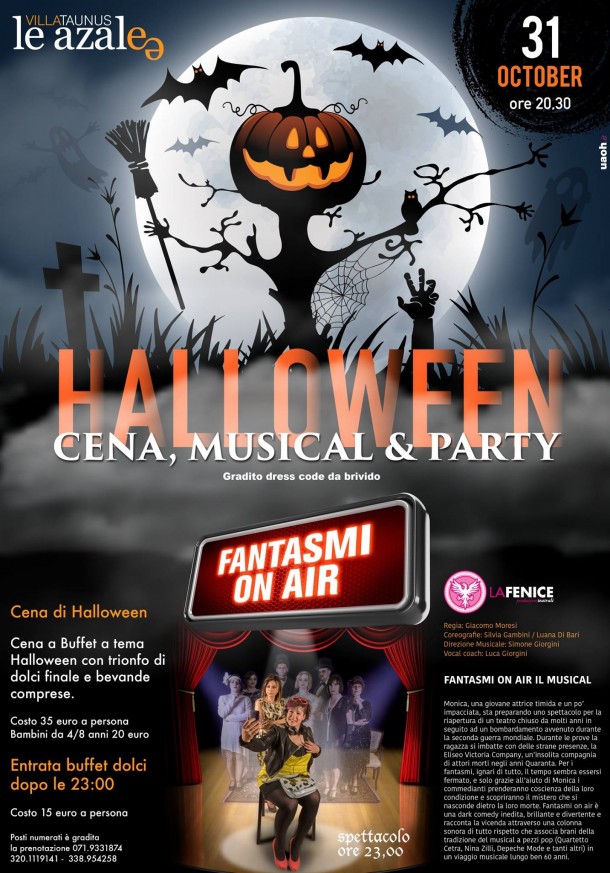 Fantasmi On Air ad Halloween –  Azalee Villa Taunus Numana
